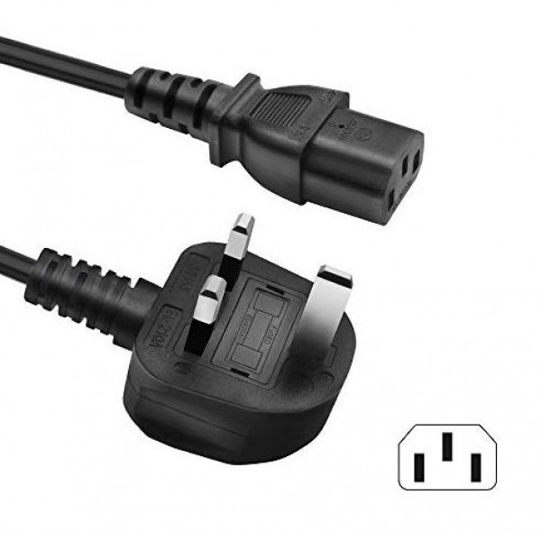 3 Prong Power Cords for Dell LG AOC BenQ TVs Monitors